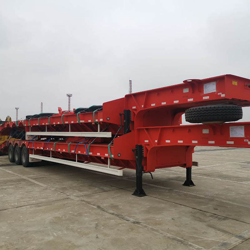 China Mini Bulk Cement Transport Flatbed Semi Trailer