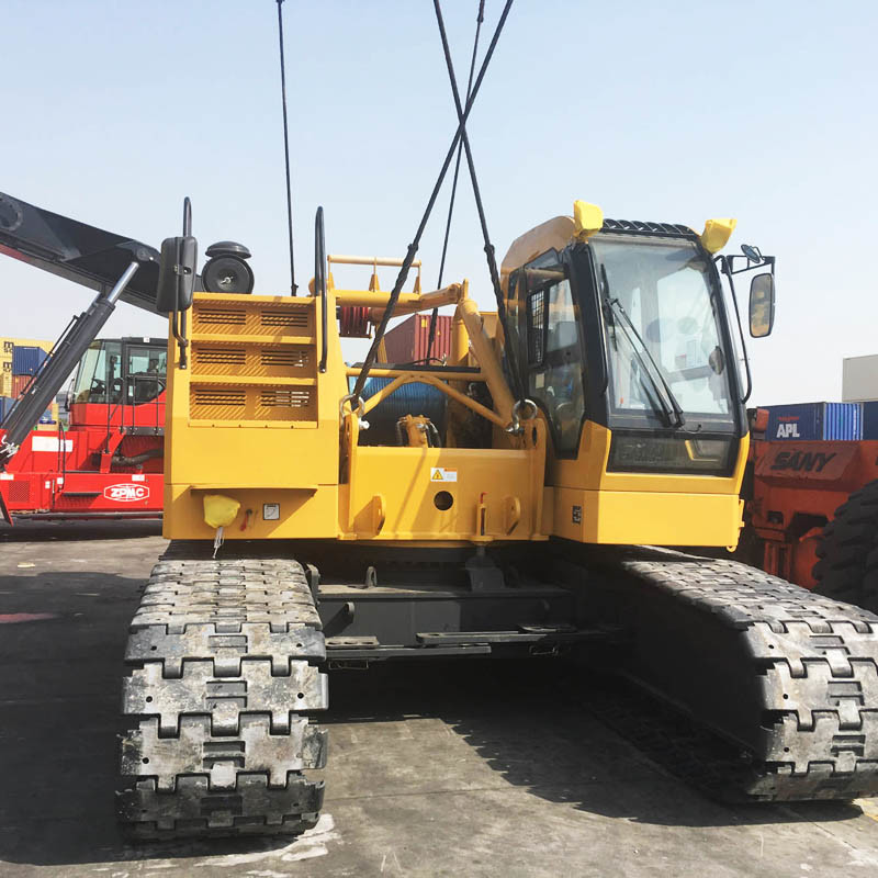 
                China Nieuw 75000 kg Xgc75 Crawler Crane Rubber moe 55ton 75ton 80ton gantry Crane Prijs
            