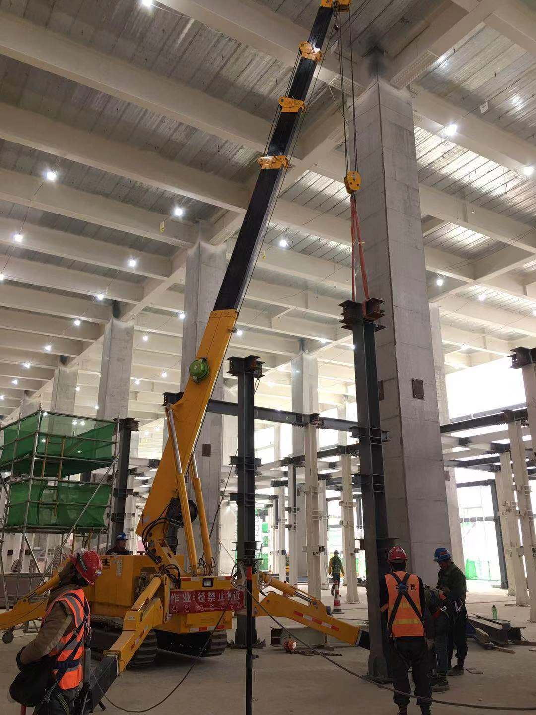 
                China New 8tons Electric Mini Spider Crane for Sale
            