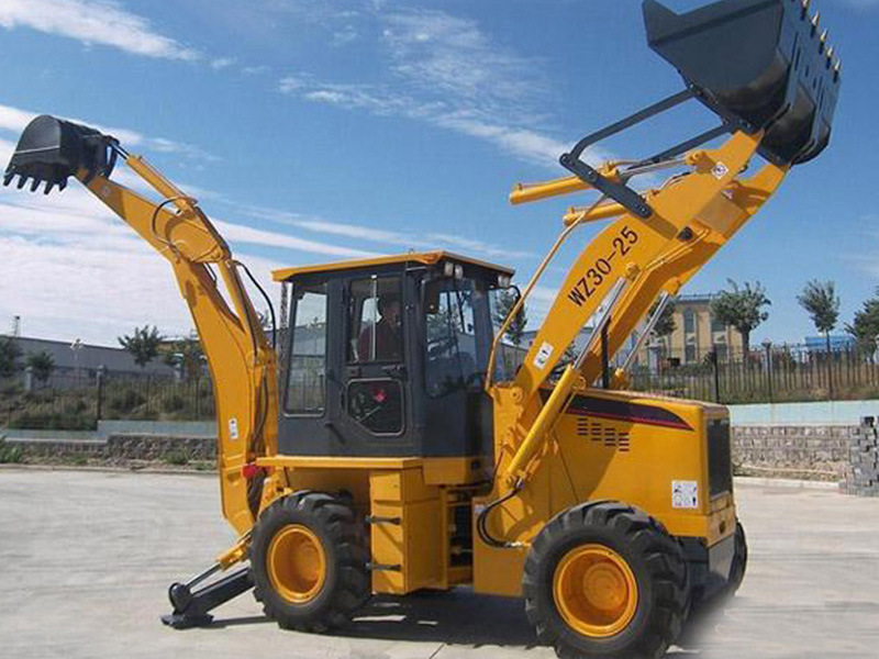 China Popular Backhoe Loader Wz30-25 with Hammer in Guatemala