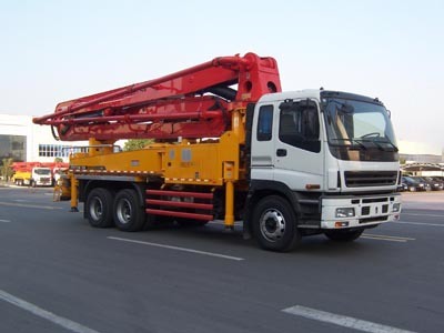 China 
                Chinesische 56m Boom Länge Betonpumpe LKW zum Verkauf (SYG5418THB)
             Lieferant