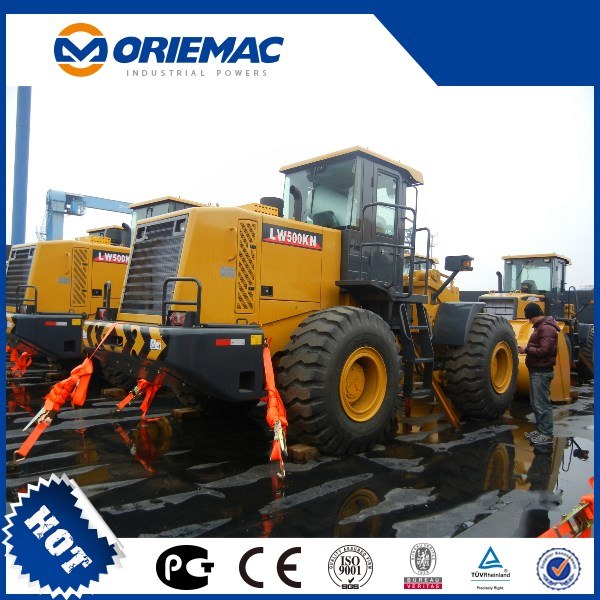 Chinese 5ton Front Wheel Loader with Various Accessories Lw500kn