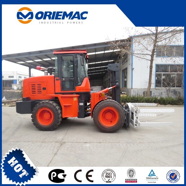 Chinese 7 Ton Yc70 4WD Rough Terrain Forklift with Handler