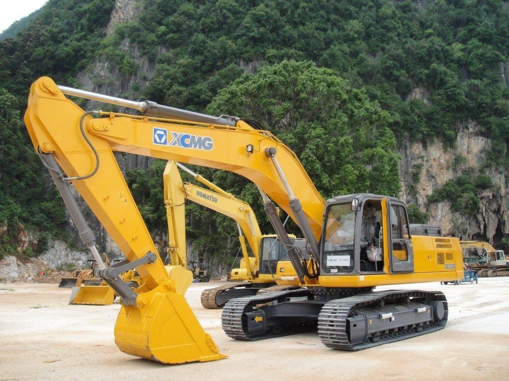 Chinese Factory 35 Ton Hydraulic Rubber Crawler Tracked Backhoe Bucket Mini Digger Excavators Xe335c