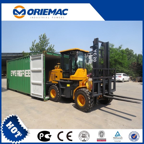 Chinese Good Rough Terrain Forklift 2 Ton Loading Capacity