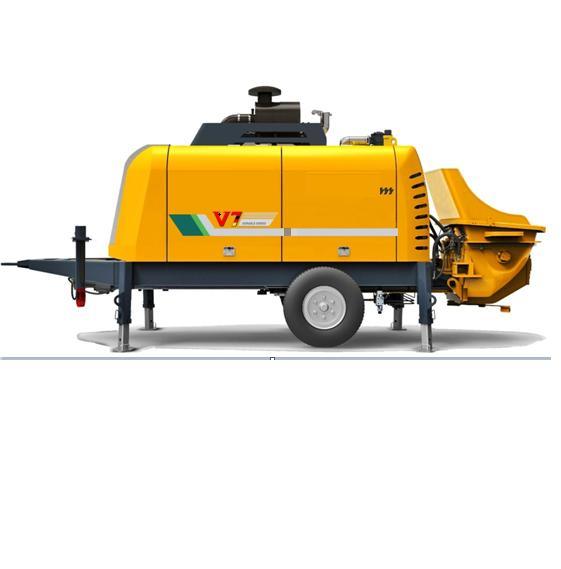 Chinese Small 60m3/H Concrete Trailer Pump with Diesel Engine Hbt6013K