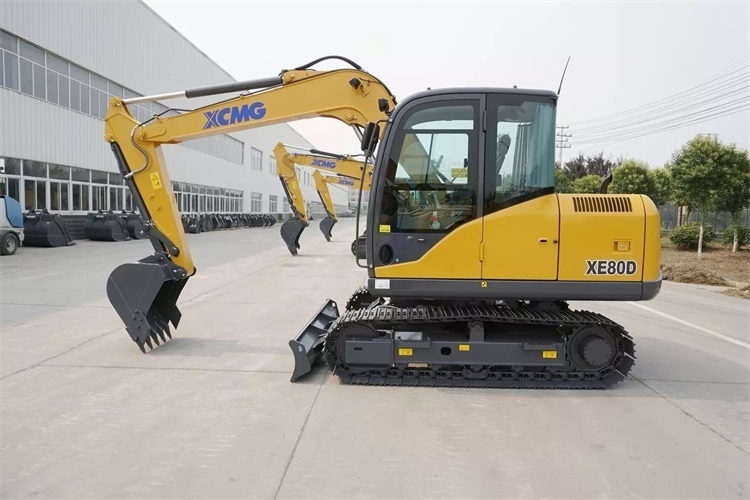 China 
                Máquina de Construção Xe80d pequena Mini Digger 8 Ton escavadora de rastos Hidráulico
             fornecedor