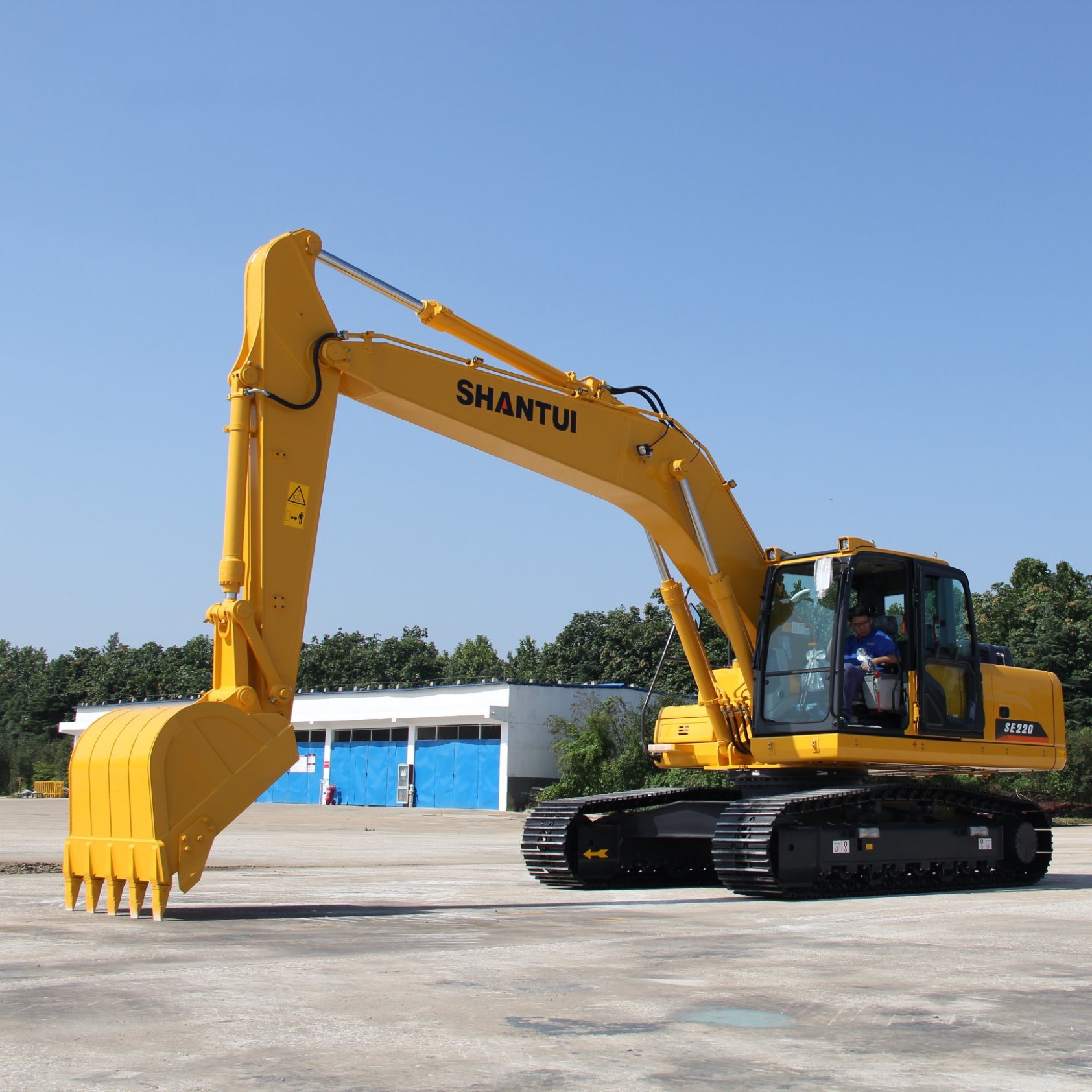 Construction Machinery Shantui Se150 15 Ton Full Hydraulic Crawler Excavator with 0.5m3 Bucket