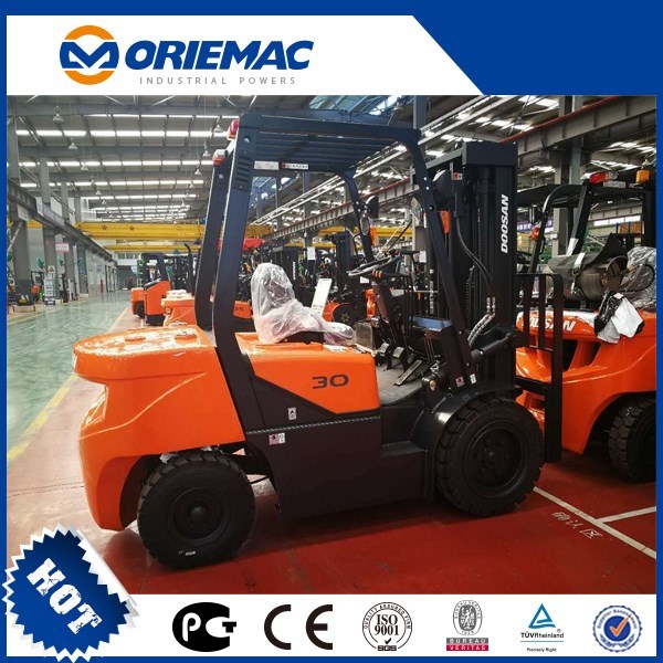 China 
                Doosan carro pequeno 3ton carro diesel D30g com alavanca de mudança lateral
             fornecedor