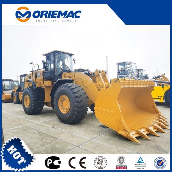 
                흙이 움직이는 Caterpillar 982M 980L 11ton 중부하 작업용 휠 로더
            