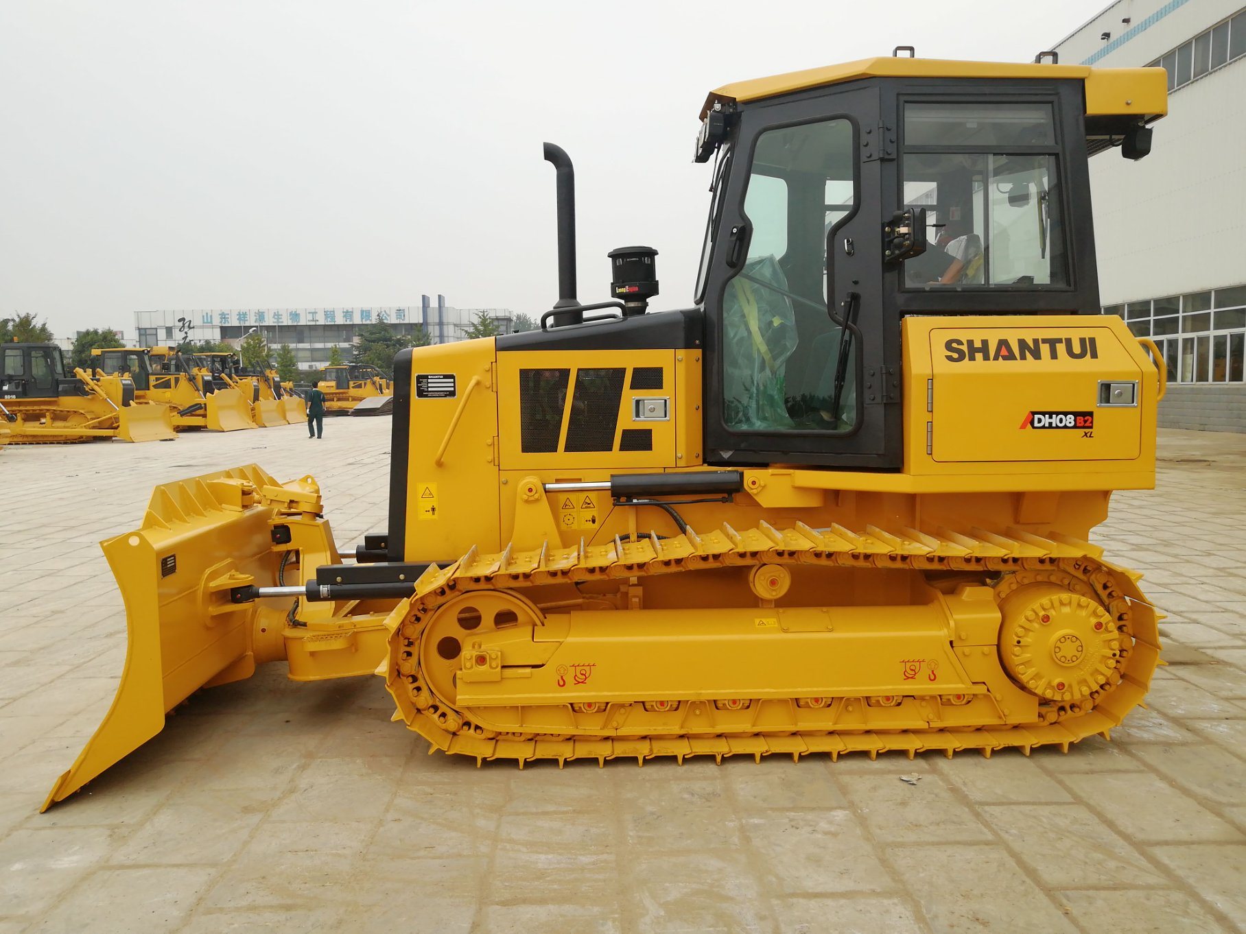 Earthmoving Mahinery Shantui 80HP Dh08 Hydraulic Bulldozers for Sale