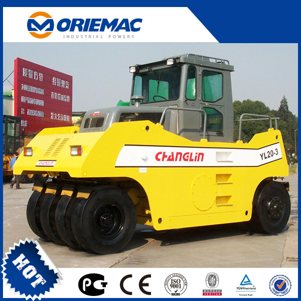 Factory Price Changlin Ly20-3 20 Tons Static Road Machine Tire Roller for Sale