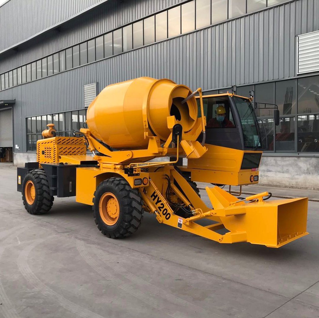 Factory Price Durable Self-Loading 2.5m3 Concrete Mixer Hot Sale