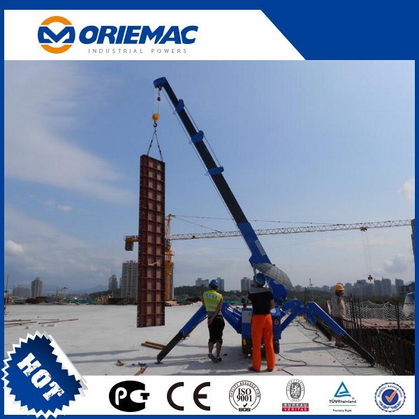 China 
                Opvouwbare 3 ton Mini Spider Crawler Crane met RC
             leverancier