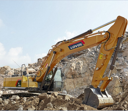 Chine 
                excavatrice chenillée Foton 25tonne FR260D avec un marteau
             fournisseur