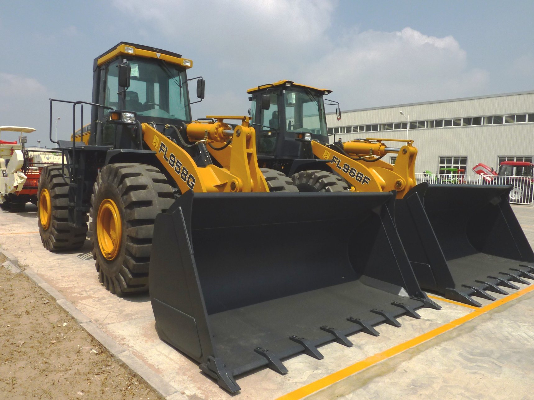 Foton Lovol 5 Ton Front End Loader FL958h Loader with Telescopic Boom