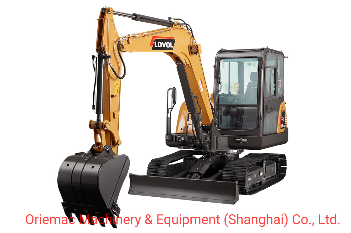 Foton Lovol 6 Ton Fr60e Mini Excavator with 0.18cbm Bucket