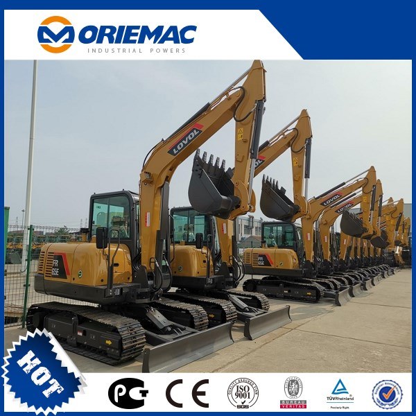 Foton Lovol Fr60e 6ton Hydraulic Crawler Excavator with Yanmar Engine
