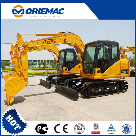 Fr80e 8ton Lovol Excavators with Yanmar Engine