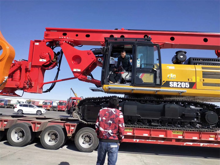 Full Hydraulic Rotary Drilling Rig Sr280 Pile Machinery