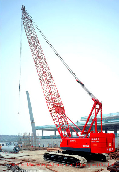 
                Fuwa 50 Ton Small Crawler Cranes Quy50 with 52m Lifting Height
            