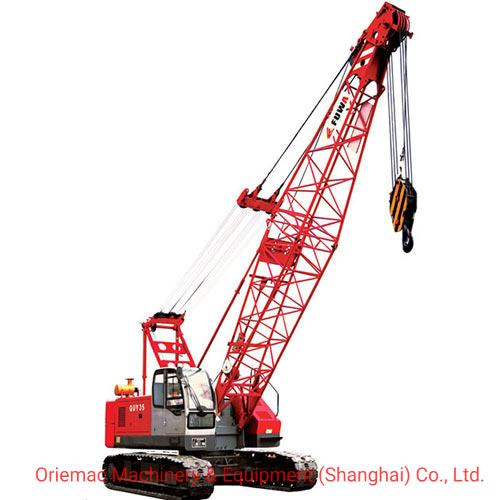 Fuwa 80 Ton Hoisting Machine Quy80 Crawler Crane