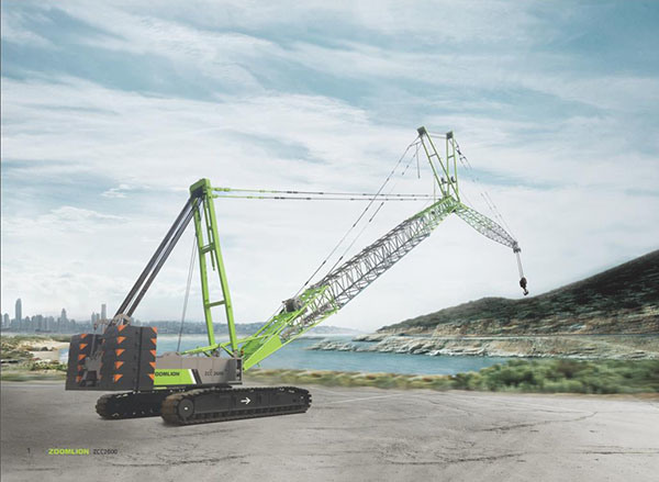 Good Quality Zoomlion Zcc2600 260 Tons Lifting Crawler Crane