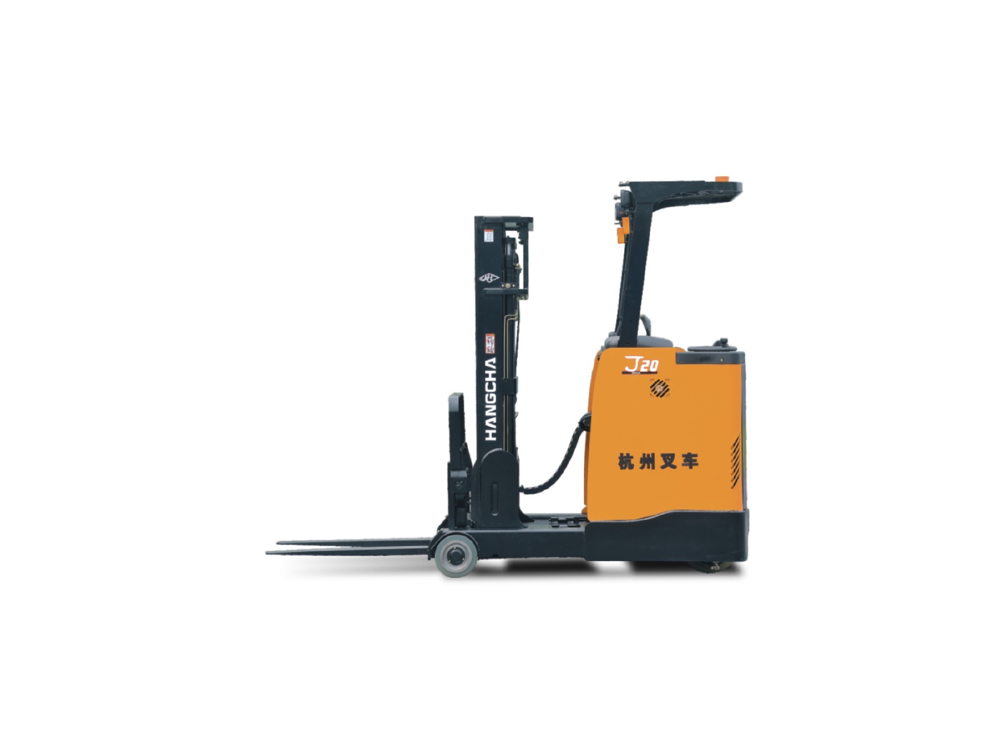 Hangcha 2ton Electric Reach Truck Sit Down Type Forklift