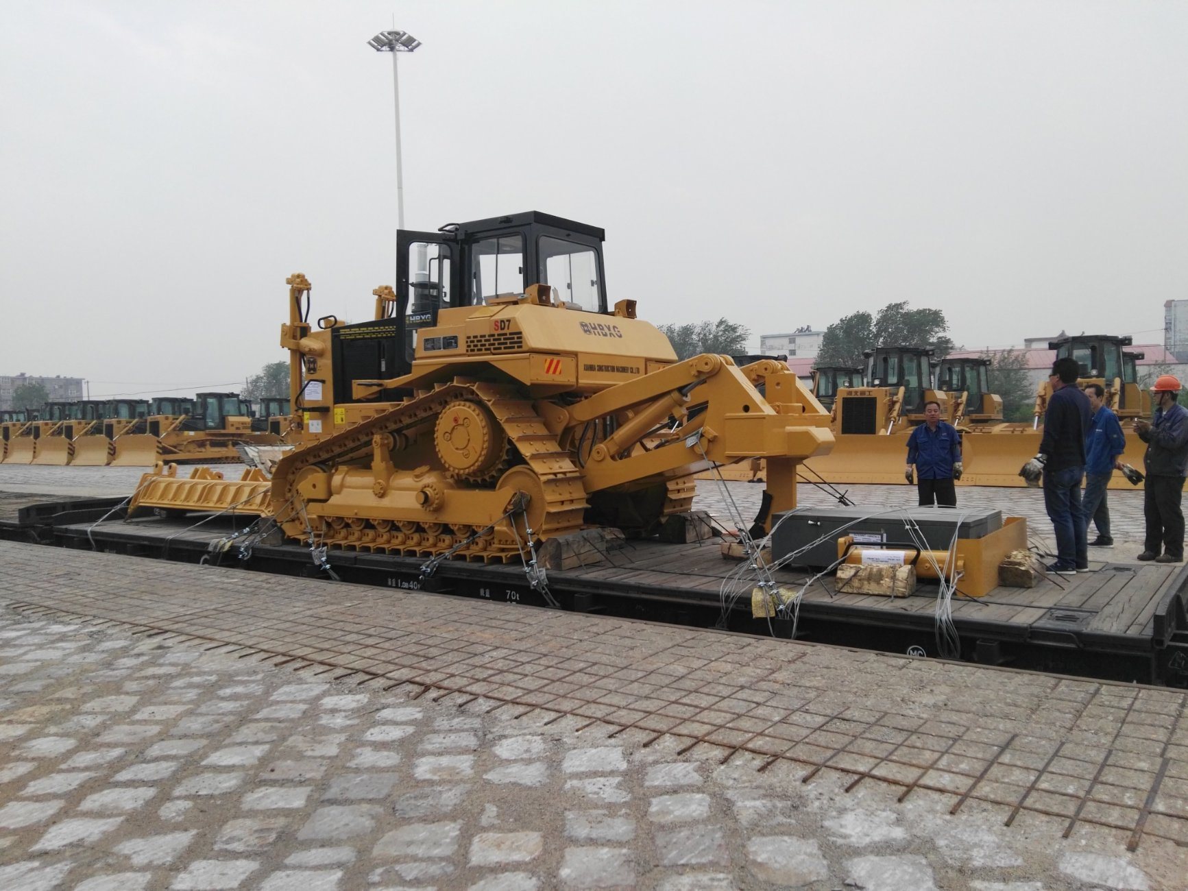 
                Bulldozer com roda dentada elevada Hbxg 230HP com floresta hidráulica Ripper SD7N Bulldozer
            