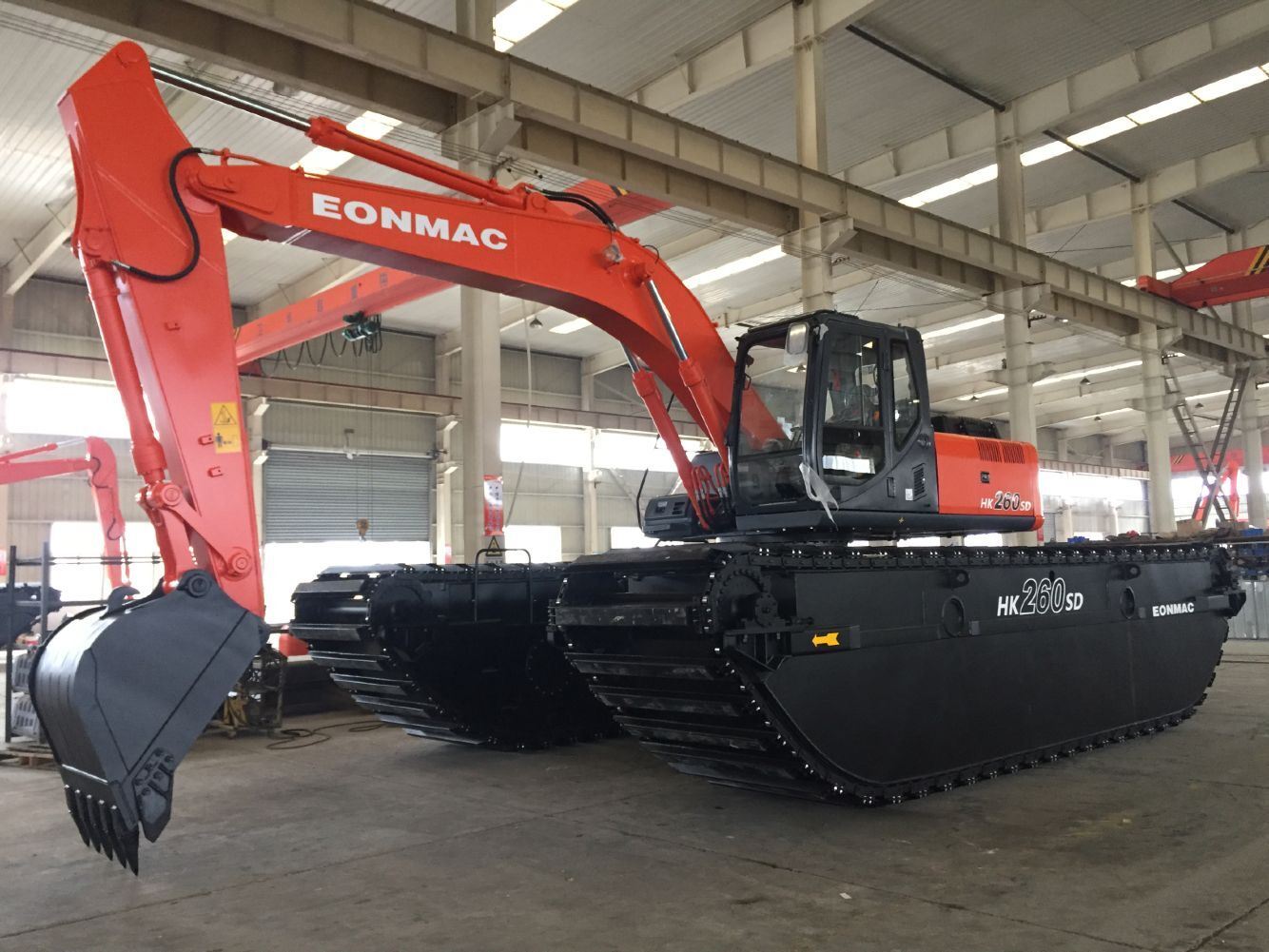 Heking 20 Ton Hydraulic Long Boom Amphibious Crawler Excavator HK200SD for Sale