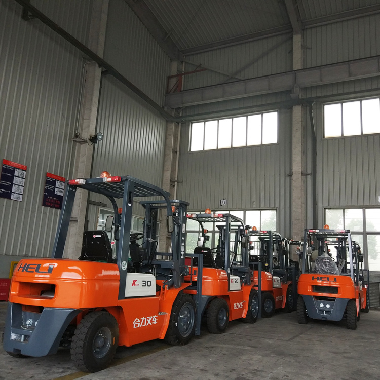 Heli 3000kgs 3500kgs Diesel 3m Mast Cpcd30 Diesel Gas LPG Forklift for Sale