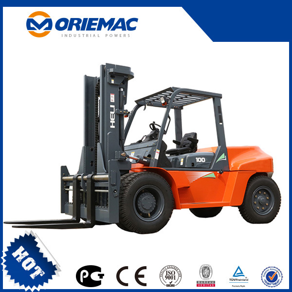 Heli Cpcd100 High Quality Diesel Hydraulic Stacker Trucks for 10ton Capacity