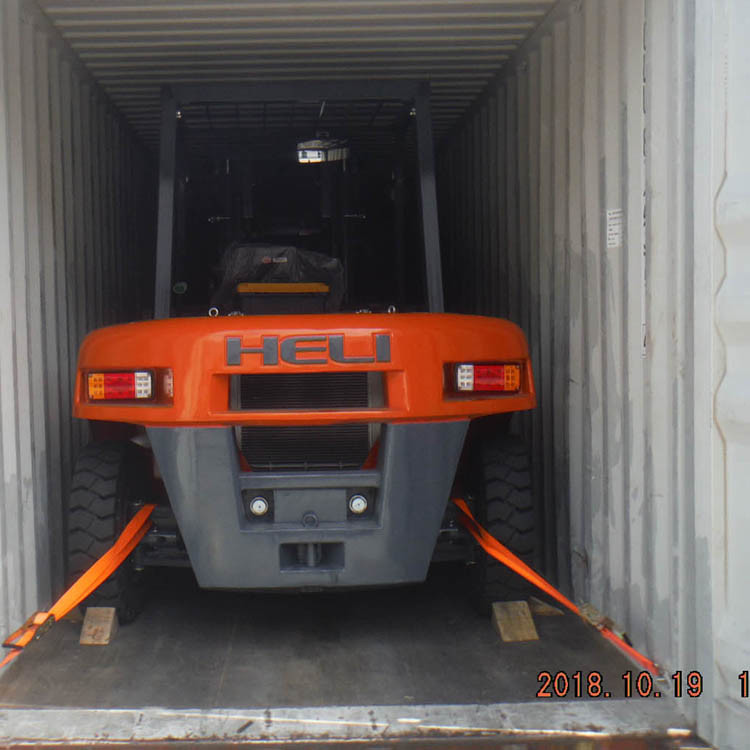 Heli Cpcd70 Forklift Used Diesel Engine 7 Tons