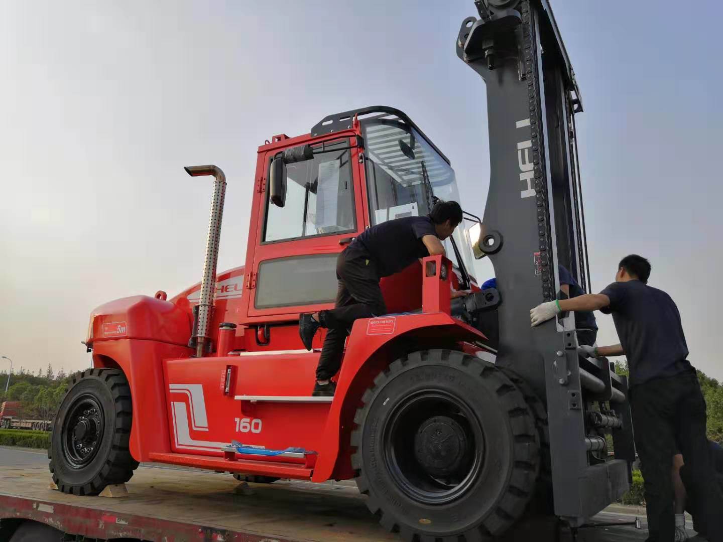 Heli Manufacturer Hydraulic Forklift Cpcd160 16 Tons Forklift