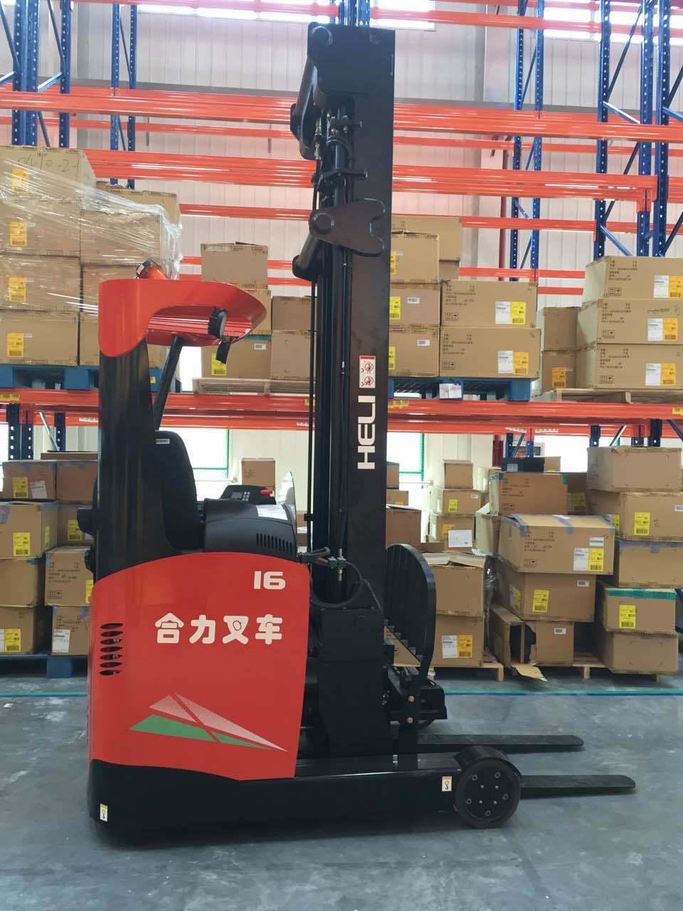 Heli Mini 2ton Cqd20 Electric Reach Truck Sit-Down Type Forklift Trucks in Thailand