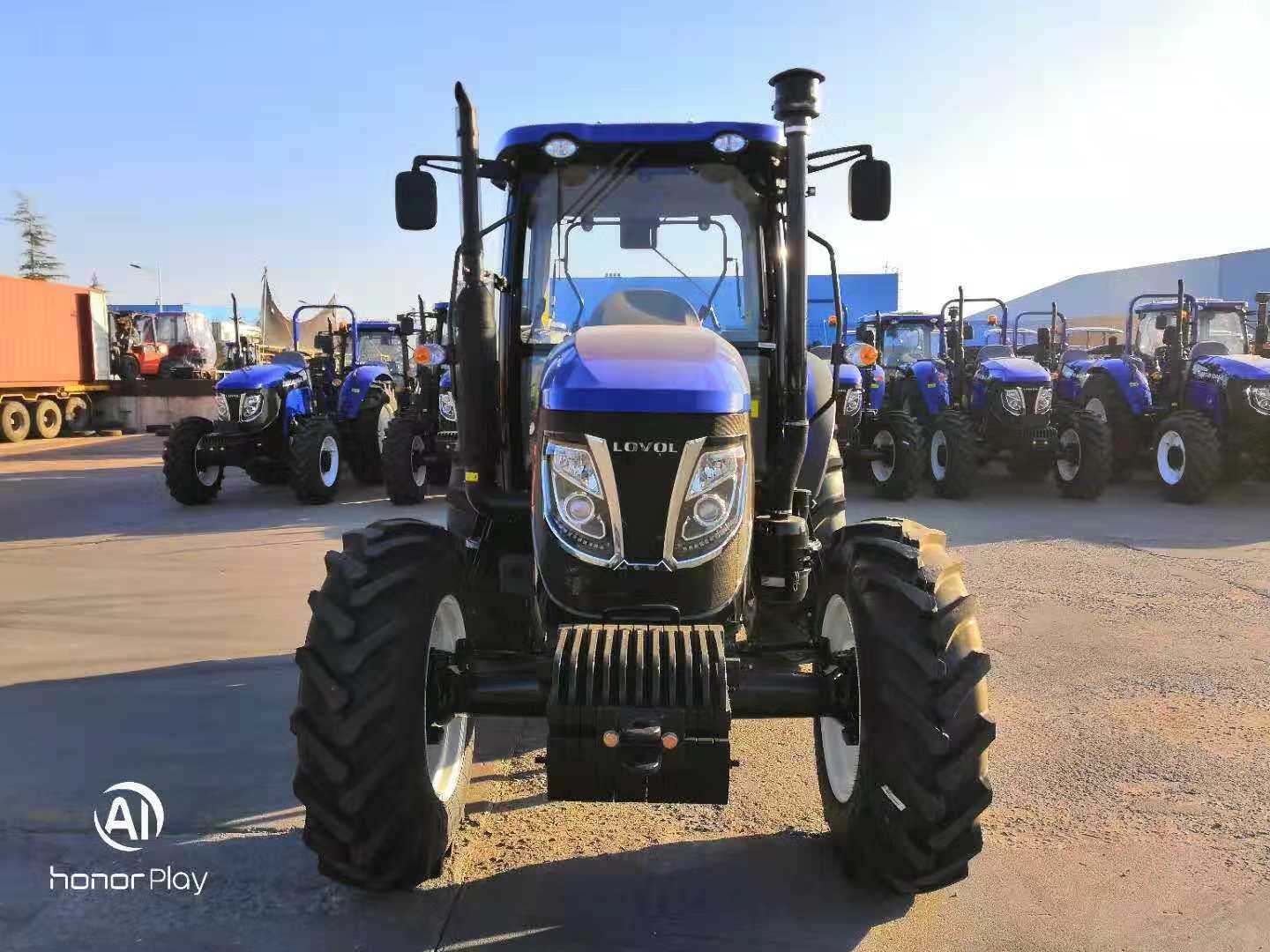 
                Heißer Verkauf 90HP Foton Lovol Wheel Farm Traktor mit Befestigung
            