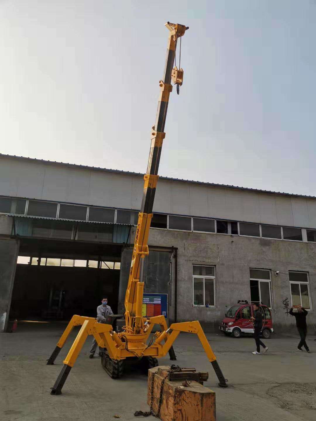 China 
                Hot Sale kleine High Quality lange Boom Spider Crane voor Verkoop
             leverancier