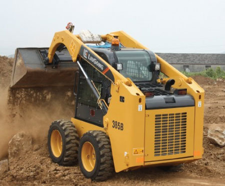 China 
                Hydraulischer Heißer Verkauf Mini Front End Skid Steer Loader 385b
             Lieferant