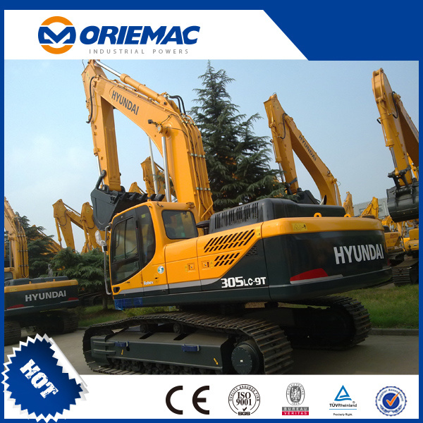 Hyundai R225LC-7 Construction Machinery 20 Tons Crawler Excavator with Hammer