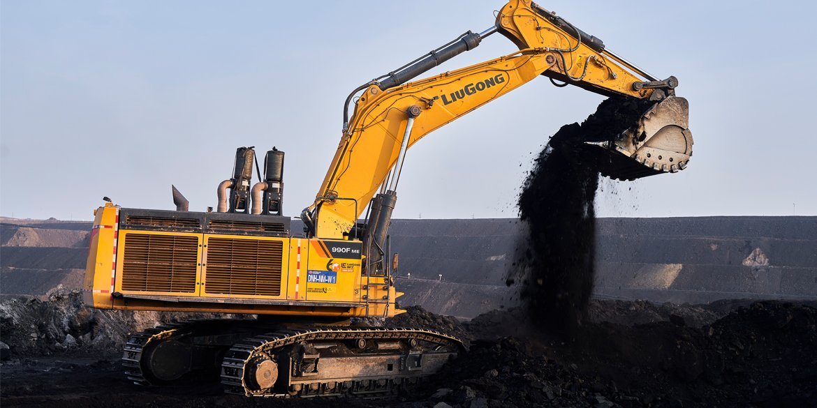 Large Excvator 990f 100 Tons Mining Excavator by Liugong Brand
