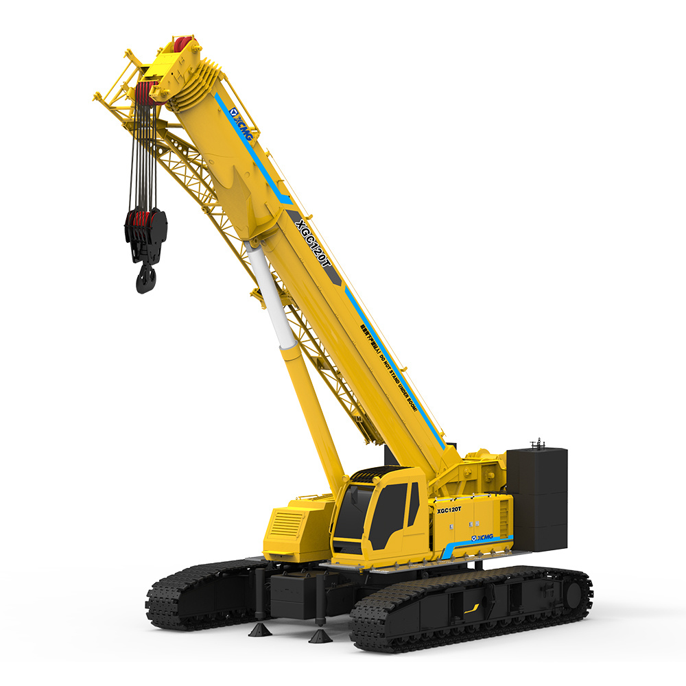 Lifting Machinery Xgc120t Telescopic Boom Crawler Crane