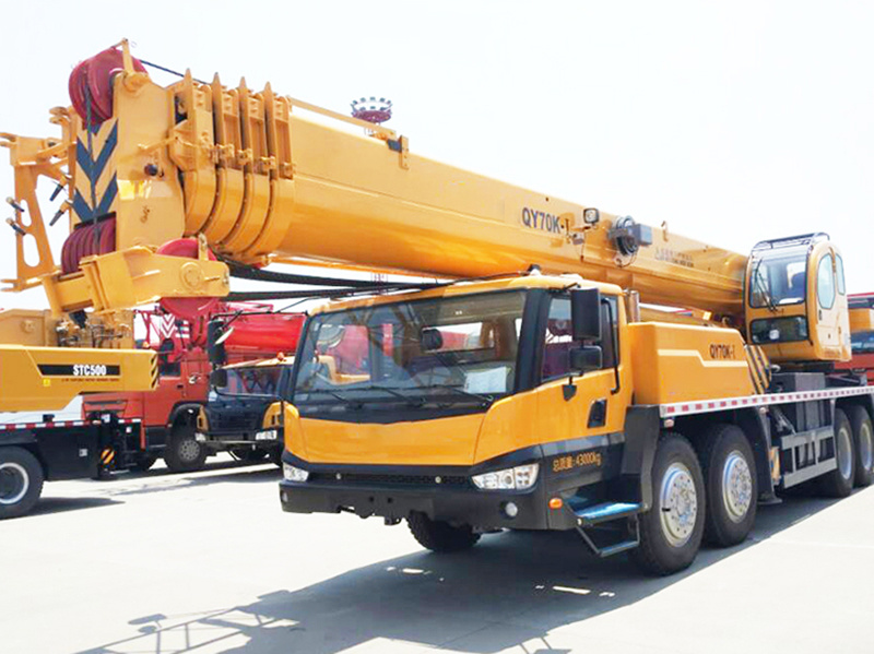 China 
                Liifting Machinery Official Qy75kc Heavy Lift 70 ton 75 ton Prijs mobiele truck kraan
             leverancier