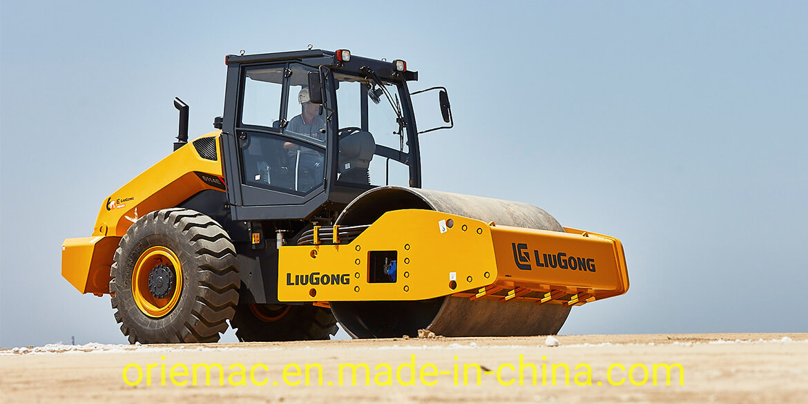 Liugong 14 Ton Road Roller Clg6114e with Single Drum