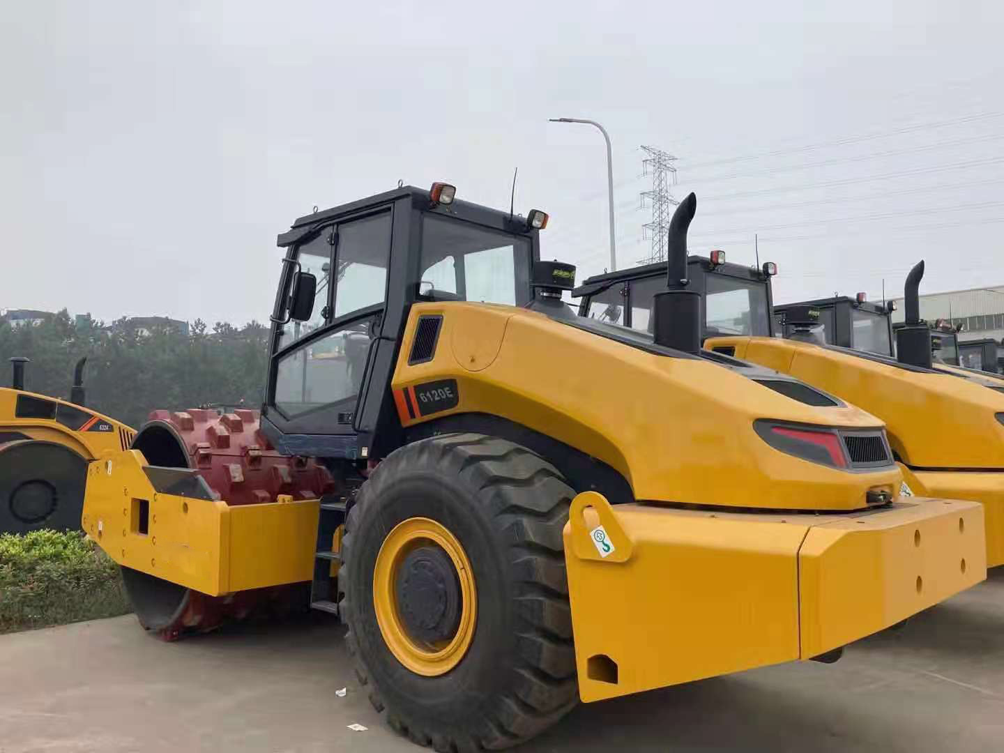 Liugong 20ton Clg6120e Hydraulic Single Drum Road Roller with Sheep Foot