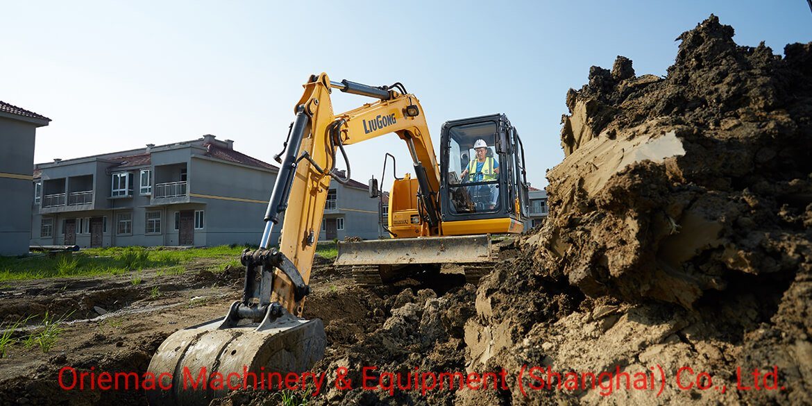 Liugong 8 Ton Zero Tail Small Excavators 908e Crawler Excavator