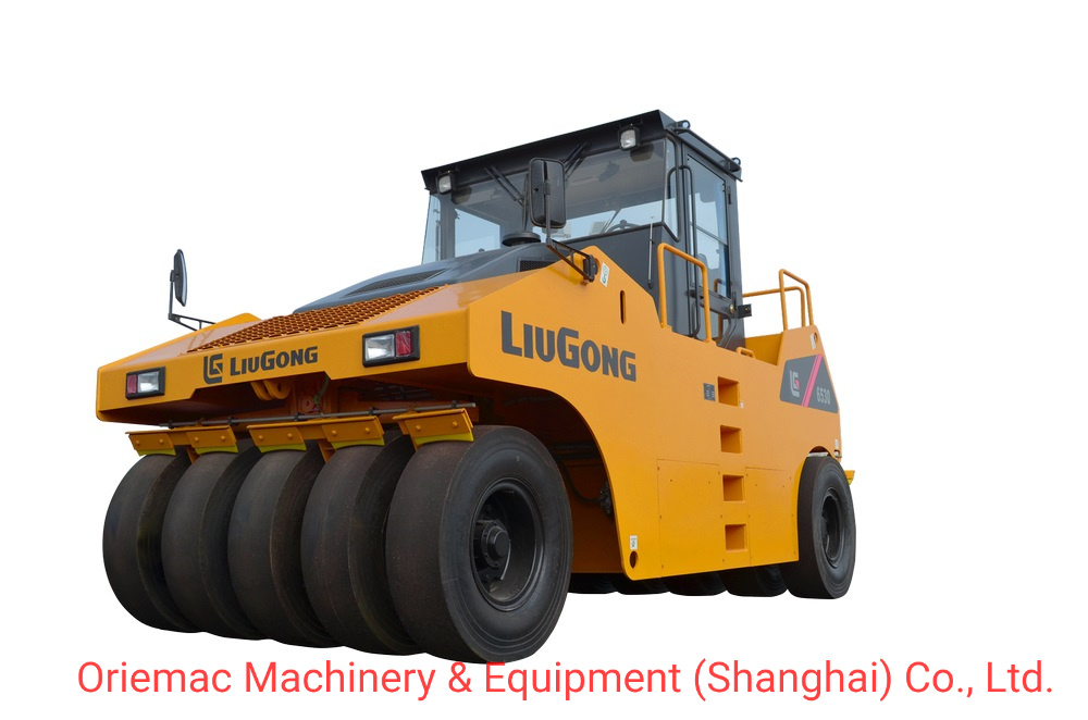 China 
                Liugong Brand 16 ton Tire Road Roller Clg6516e in Afrika
             leverancier