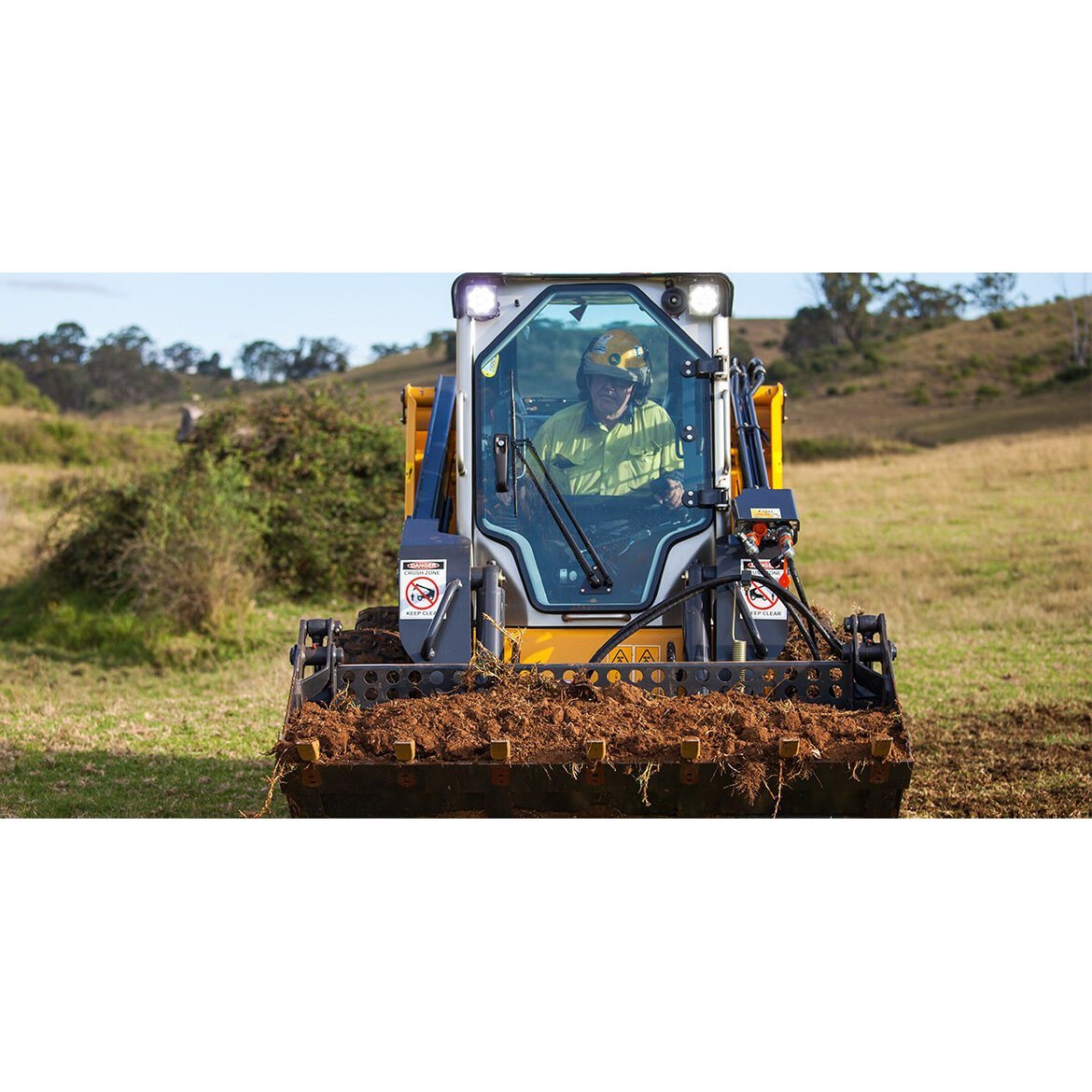 Liugong Mini Skid Steer Loader 385b with 0.5m3 Bucket