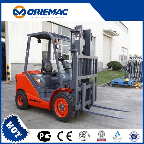 Lonking 3ton Small Diesel Forklift LG30dt with Side Shifter