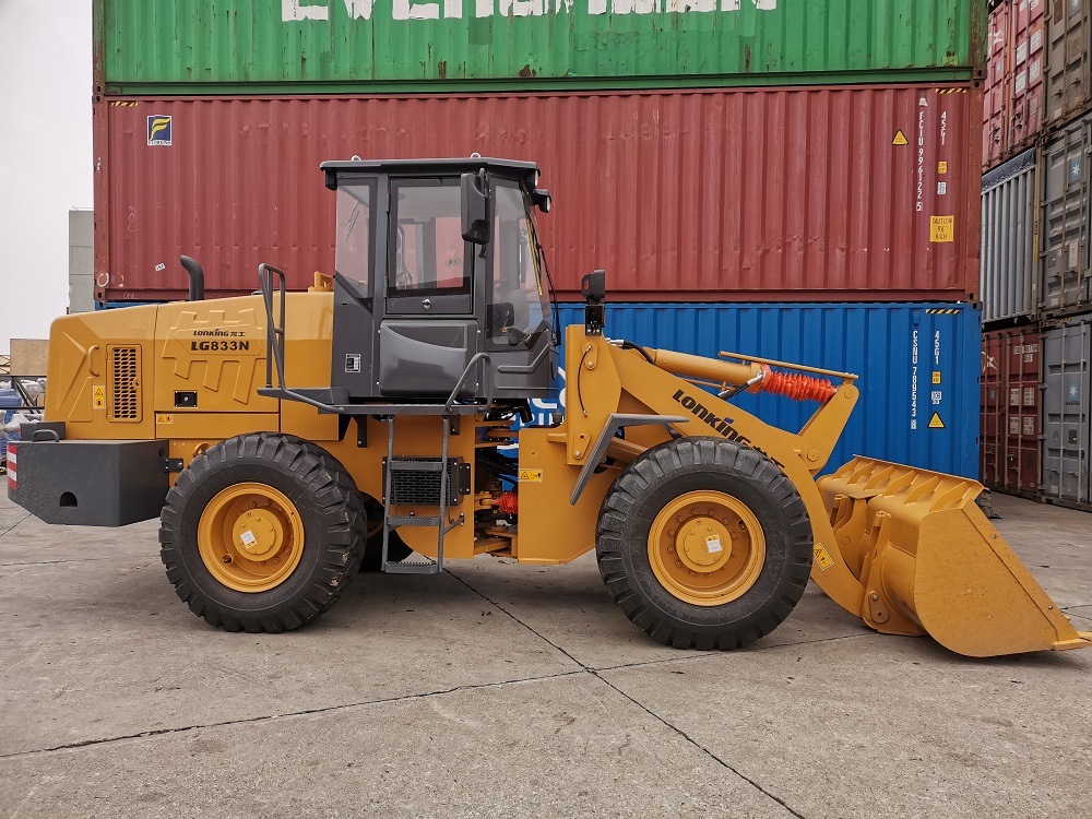 Lonking Construction Machinery 3 Ton Mini Front End Wheel Loader LG833n