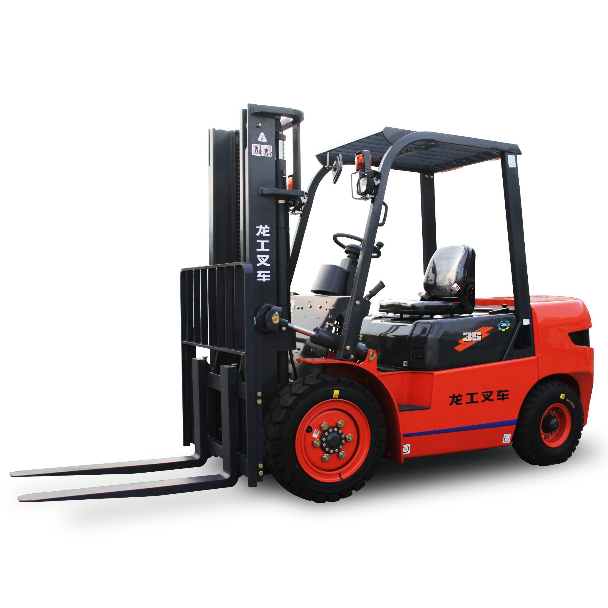 Lonking Fd30 LG30d 3 Ton 6m Diesel Forklift Trucks with Fork Attachment